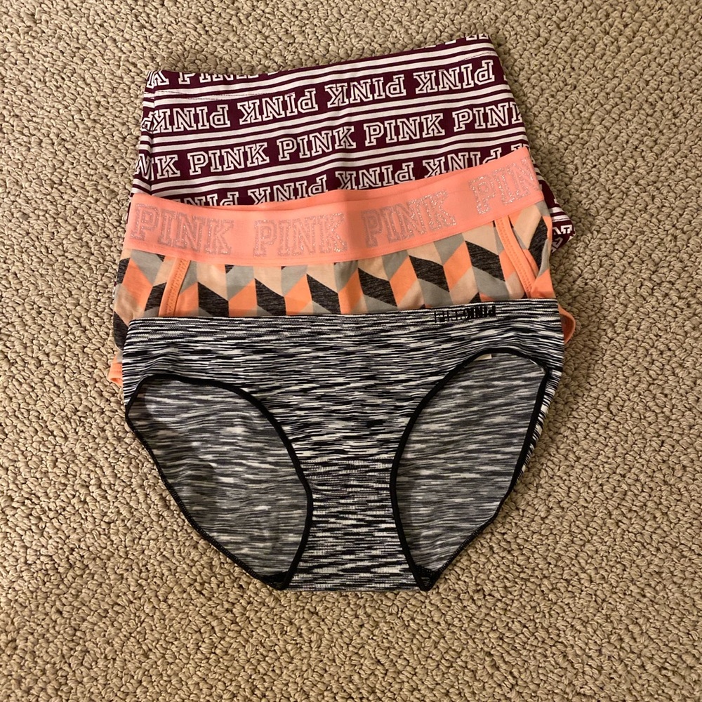 3 pairs of PINK underwear